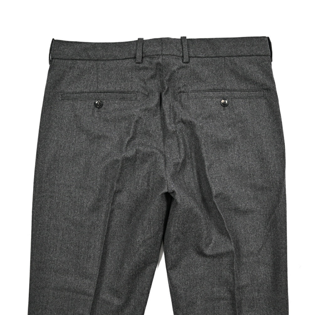 イタリア　春夏　 48 CIRCOLO 1901 ダークグレー スラックス SALE｜CIRCOLO 1901 チルコロ / ストレッチウール ワンタック