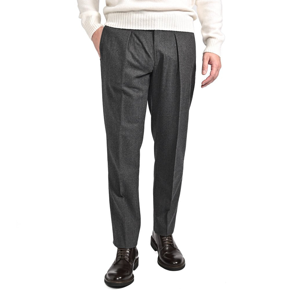 25 - 26AW CIRCOLO 1901 ストレッチウール ワンタックスラックス｜427159-44｜GUARDAROBA MILANO OFFICIAL STORE