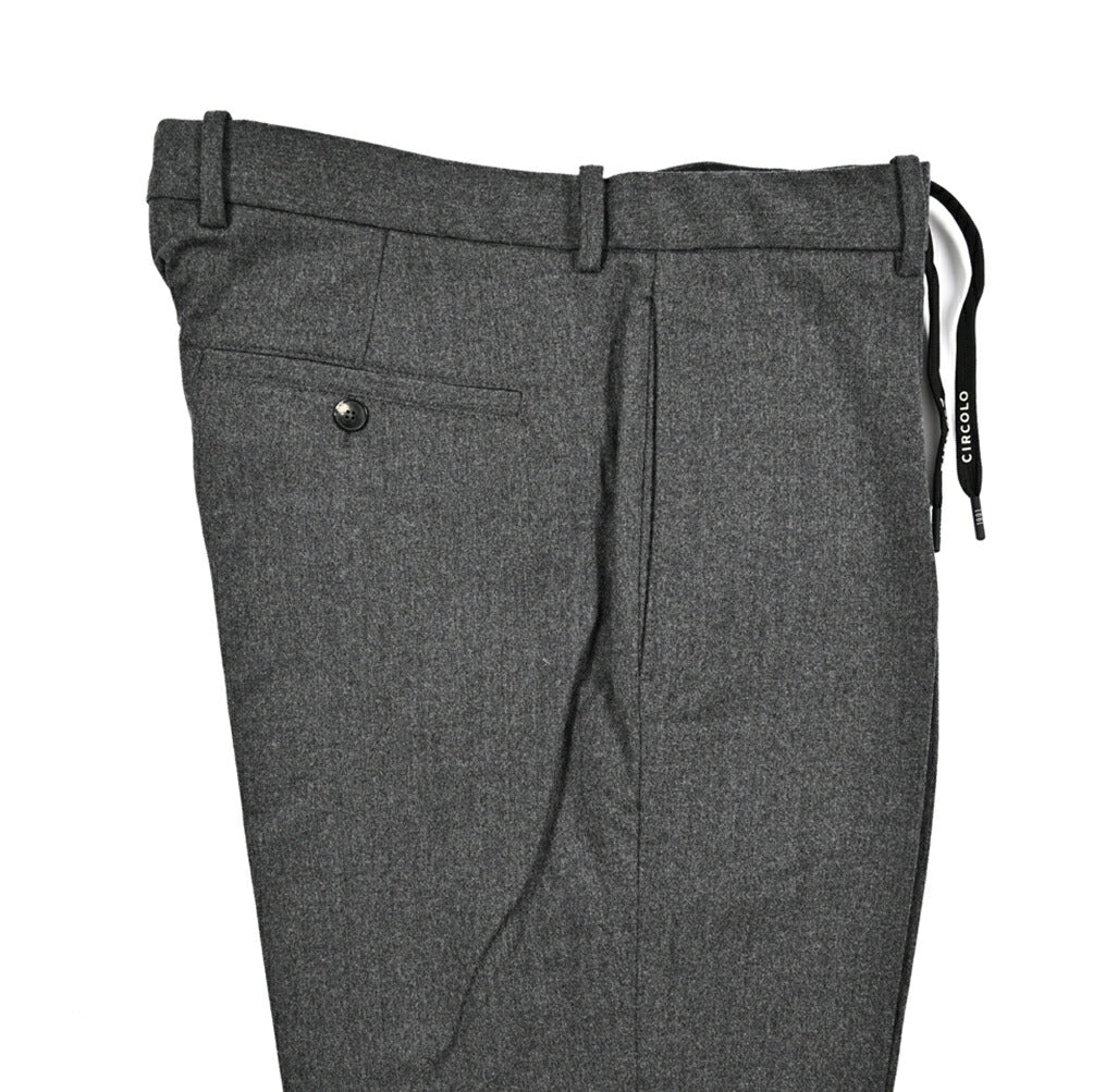 25 - 26AW CIRCOLO 1901 ストレッチウール ワンタックスラックス｜427159-44｜GUARDAROBA MILANO OFFICIAL STORE