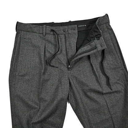 25 - 26AW CIRCOLO 1901 ストレッチウール ワンタックスラックス｜427159-44｜GUARDAROBA MILANO OFFICIAL STORE