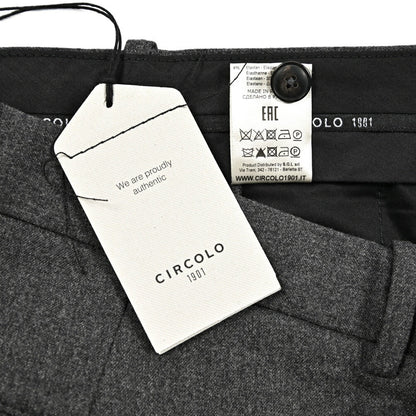 25 - 26AW CIRCOLO 1901 ストレッチウール ワンタックスラックス｜427159-44｜GUARDAROBA MILANO OFFICIAL STORE