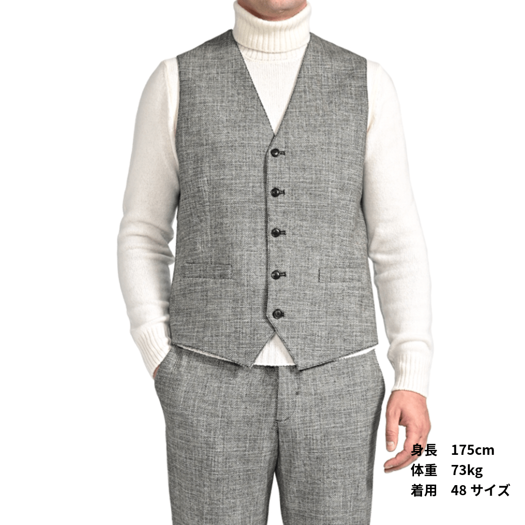 25 - 26AW CIRCOLO 1901 コットンジャージー 5Bシングルジレ (セットアップ対応)｜425721 - 44｜GUARDAROBA MILANO OFFICIAL STORE
