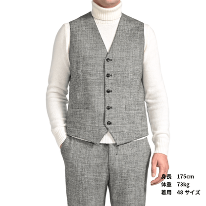25 - 26AW CIRCOLO 1901 コットンジャージー 5Bシングルジレ (セットアップ対応)｜425721 - 44｜GUARDAROBA MILANO OFFICIAL STORE