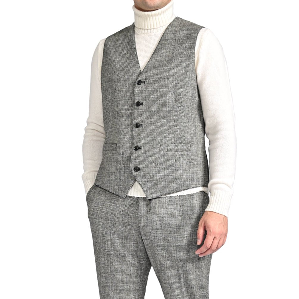 25 - 26AW CIRCOLO 1901 コットンジャージー 5Bシングルジレ (セットアップ対応)｜425721 - 44｜GUARDAROBA MILANO OFFICIAL STORE