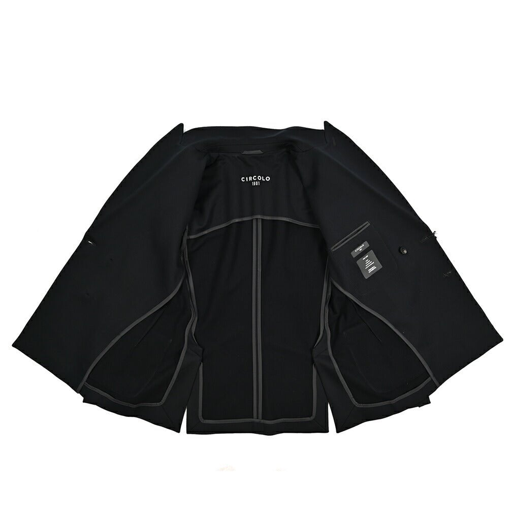 25 - 26AW CIRCOLO 1901 コットンジャージー 6Bダブルテーラードジャケット (セットアップ対応)｜425709 - 44｜GUARDAROBA MILANO OFFICIAL STORE