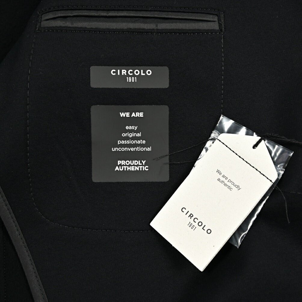 25 - 26AW CIRCOLO 1901 コットンジャージー 6Bダブルテーラードジャケット (セットアップ対応)｜425709 - 44｜GUARDAROBA MILANO OFFICIAL STORE
