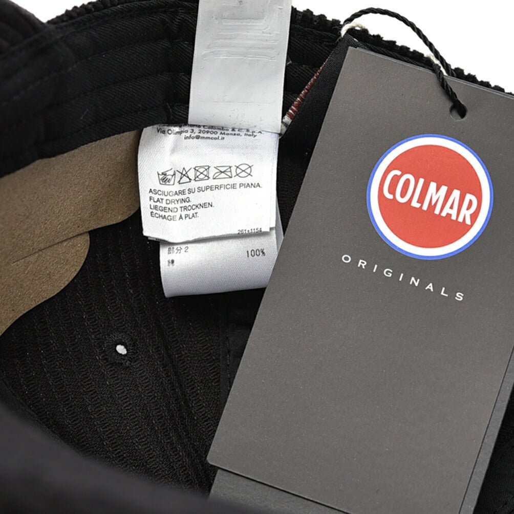 25 - 26AW COLMAR ORIGINALS コットン100% コーデュロイロゴキャップ 帽子｜429585｜GUARDAROBA MILANO OFFICIAL STORE