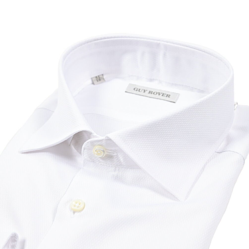 25 - 26AW GUY ROVER コットン100% ワイドカラードレスシャツ｜427659-37｜GUARDAROBA MILANO OFFICIAL STORE