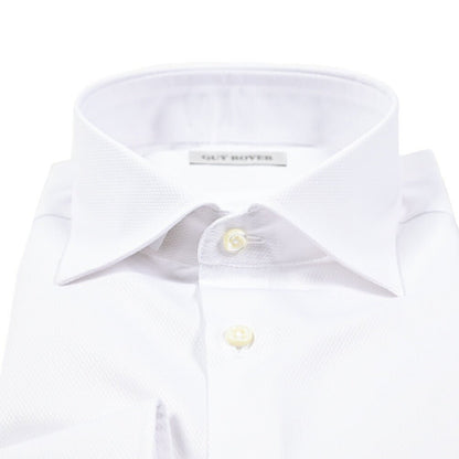 25 - 26AW GUY ROVER コットン100% ワイドカラードレスシャツ｜427659-37｜GUARDAROBA MILANO OFFICIAL STORE