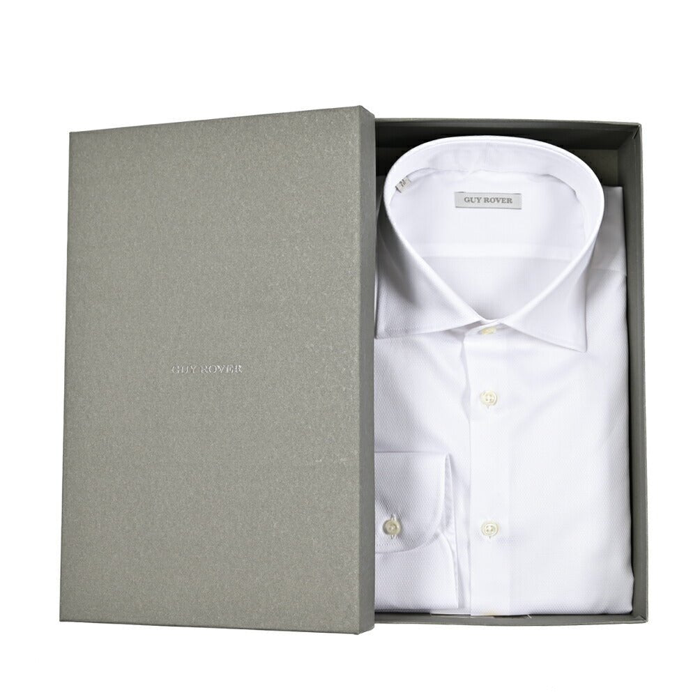 25 - 26AW GUY ROVER コットン100% ワイドカラードレスシャツ｜427659-37｜GUARDAROBA MILANO OFFICIAL STORE