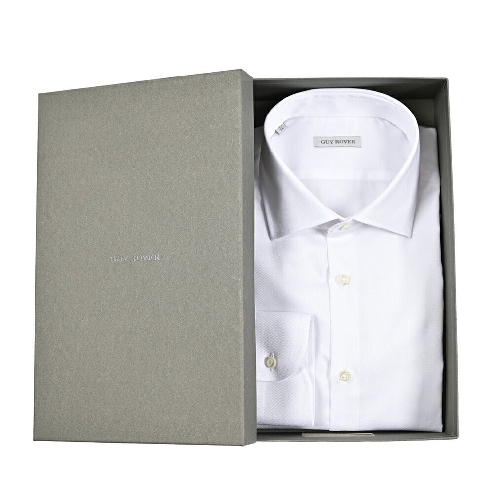 25 - 26AW GUY ROVER コットン100% ワイドカラードレスシャツ｜427684-37｜GUARDAROBA MILANO OFFICIAL STORE