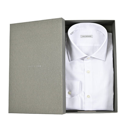 25 - 26AW GUY ROVER コットン100% ワイドカラードレスシャツ｜427684-37｜GUARDAROBA MILANO OFFICIAL STORE