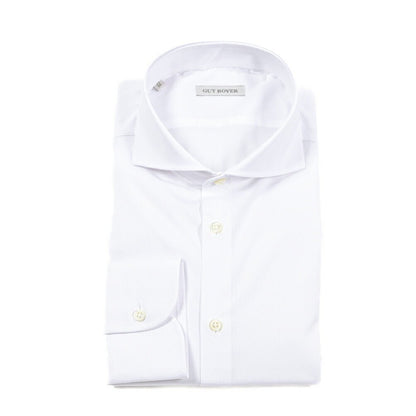 25 - 26AW GUY ROVER コットン100% ホリゾンタルカラー ドレスシャツ｜427708-37｜GUARDAROBA MILANO OFFICIAL STORE