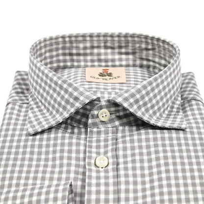 25 - 26AW GUY ROVER コットン100% ワイドカラーチェックシャツ｜427804-37｜GUARDAROBA MILANO OFFICIAL STORE