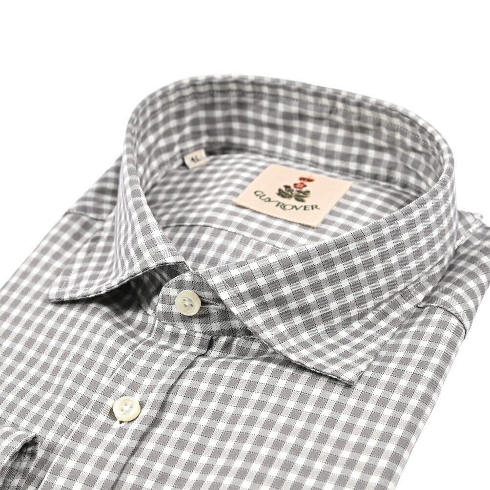 25 - 26AW GUY ROVER コットン100% ワイドカラーチェックシャツ｜427804-37｜GUARDAROBA MILANO OFFICIAL STORE
