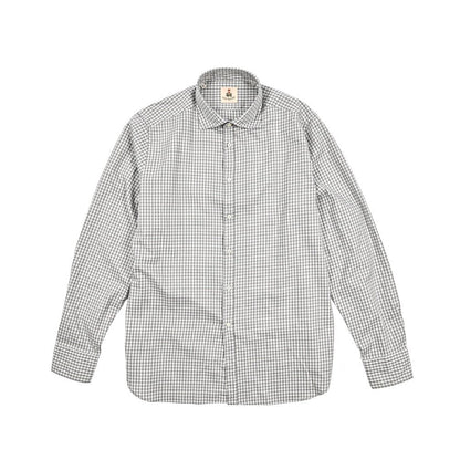 25 - 26AW GUY ROVER コットン100% ワイドカラーチェックシャツ｜427804-37｜GUARDAROBA MILANO OFFICIAL STORE