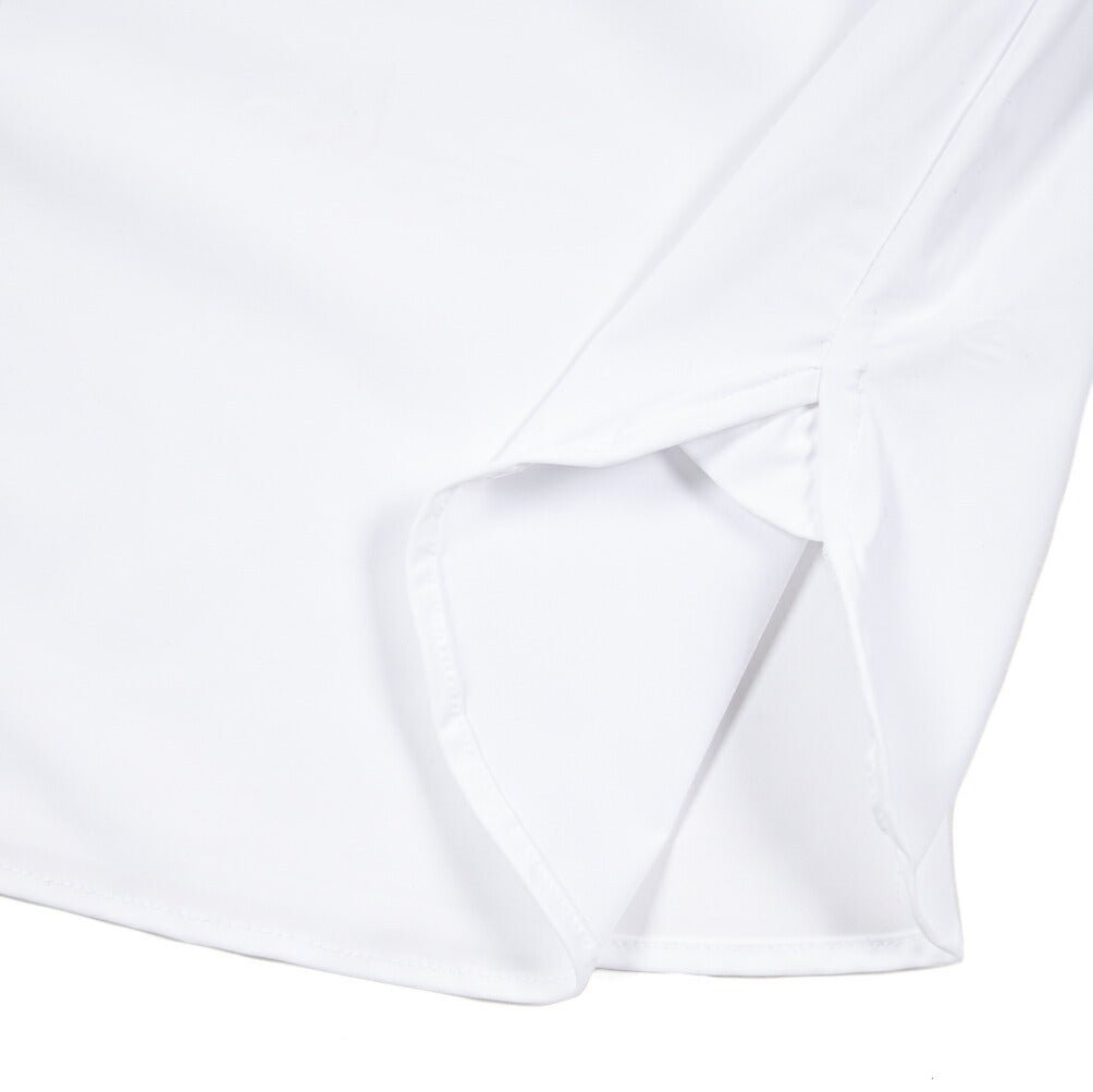 25 - 26AW GUY ROVER ストレッチナイロン ワイドカラードレスシャツ｜427597-37｜GUARDAROBA MILANO OFFICIAL STORE