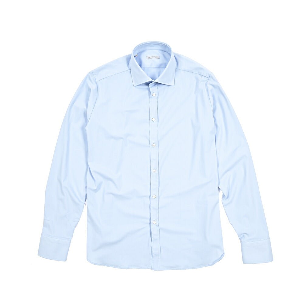 25 - 26AW GUY ROVER ストレッチナイロン ワイドカラードレスシャツ｜427620-37｜GUARDAROBA MILANO OFFICIAL STORE