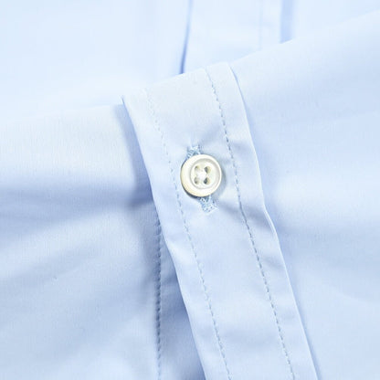 25 - 26AW GUY ROVER ストレッチナイロン ワイドカラードレスシャツ｜427620-37｜GUARDAROBA MILANO OFFICIAL STORE