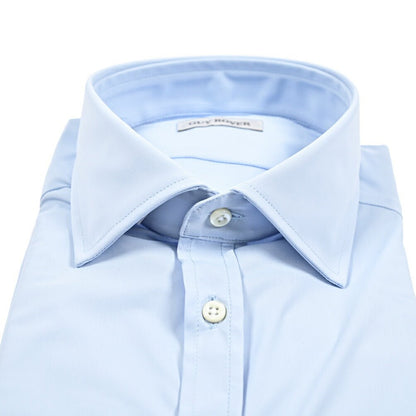 25 - 26AW GUY ROVER ストレッチナイロン ワイドカラードレスシャツ｜427620-37｜GUARDAROBA MILANO OFFICIAL STORE