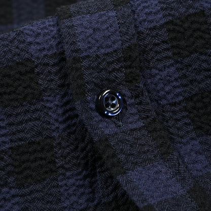 25 - 26AW GUY ROVER ストレッチコットン レギュラーカラーシアサッカーシャツ｜427824-37｜GUARDAROBA MILANO OFFICIAL STORE