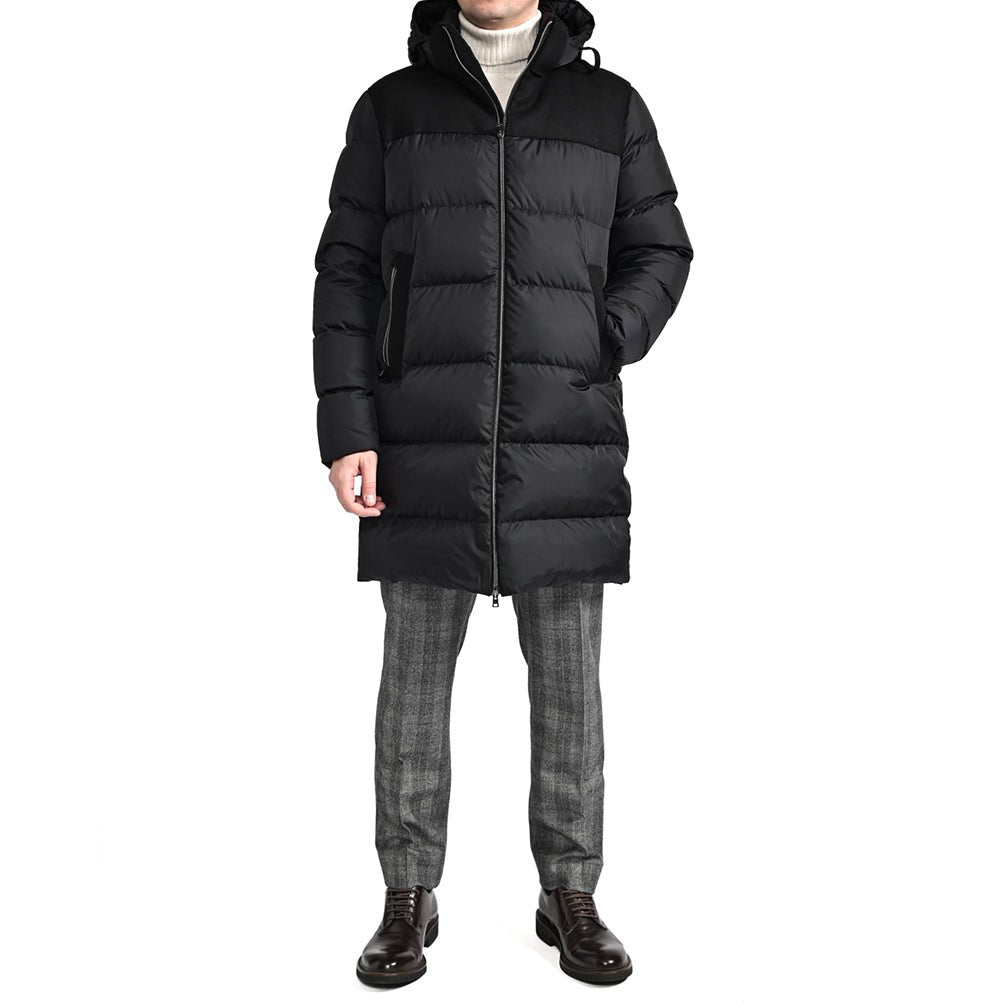 25 - 26AW HERNO ナイロン100% フード付きダウンコート POLAR - TECH｜430894-44｜GUARDAROBA MILANO OFFICIAL STORE
