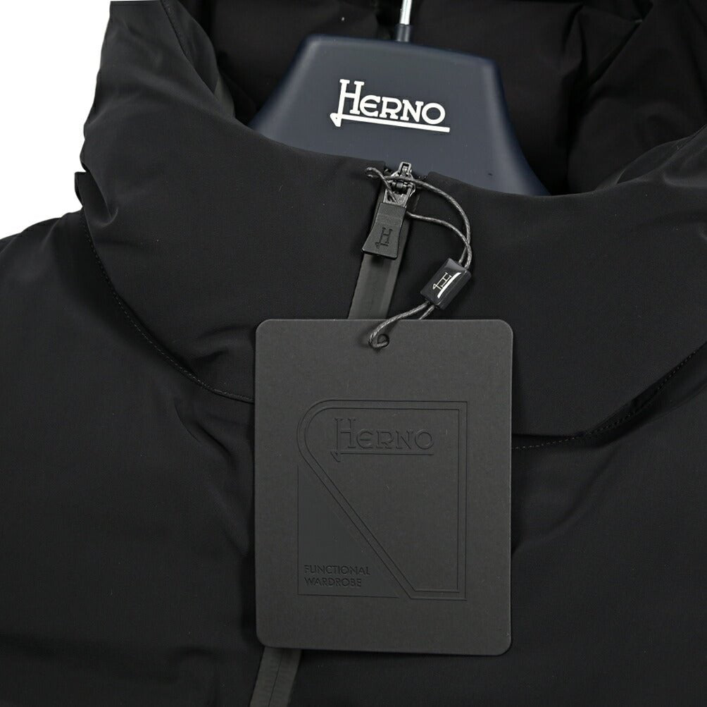 25 - 26AW HERNO "FUNCTIONAL WARDROBE" 高機能撥水ナイロン ダウンジャケットフーディー｜425733 - 46｜GUARDAROBA MILANO OFFICIAL STORE