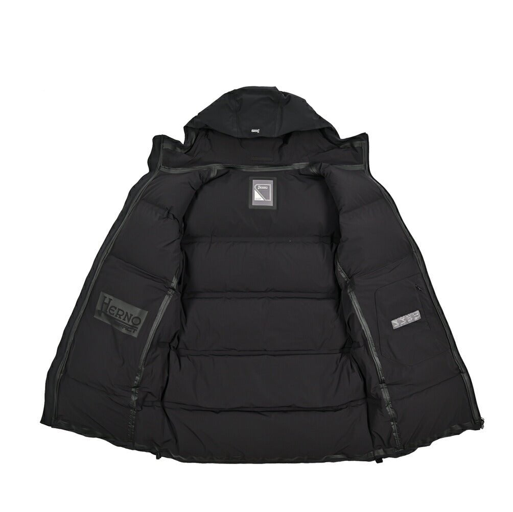 25 - 26AW HERNO "FUNCTIONAL WARDROBE" 高機能撥水ナイロン ダウンジャケットフーディー｜425733 - 46｜GUARDAROBA MILANO OFFICIAL STORE
