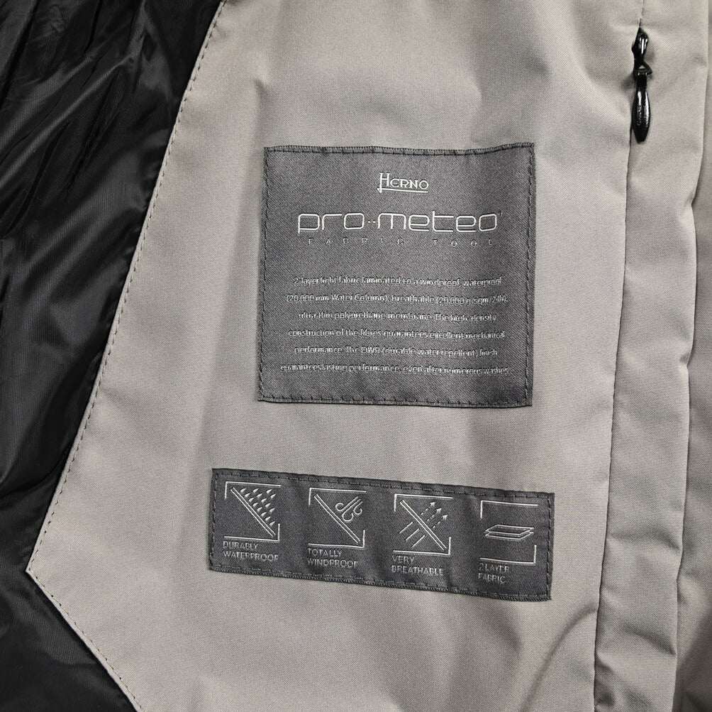 25 - 26AW HERNO "FUNCTIONAL WARDROBE" PRO - METEO フード付き防水ダウンコート｜426562 - 44｜GUARDAROBA MILANO OFFICIAL STORE