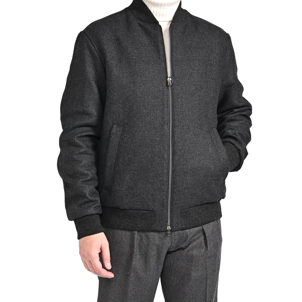 HERNO ヘルノ / MA-1 中綿ウールブルゾン / メンズ / 25-26AW