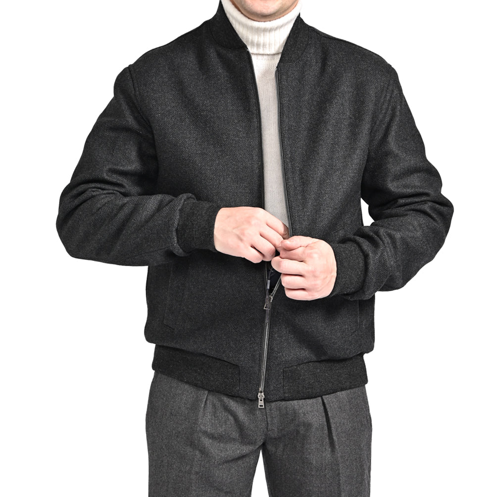 HERNO ヘルノ / MA-1 中綿ウールブルゾン / メンズ / 25-26AW