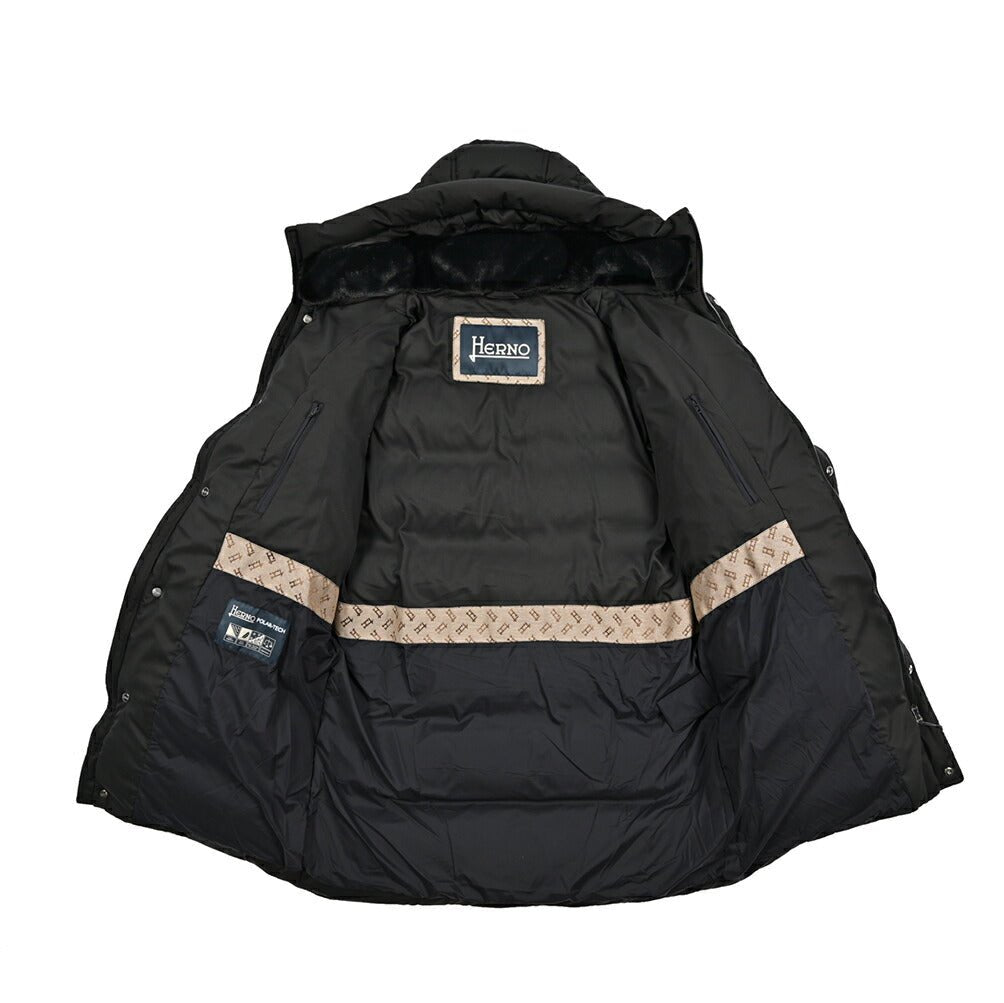 25 - 26AW HERNO POLAR - TECH ポリエステル100% フード付きダウンコート｜427122-48｜GUARDAROBA MILANO OFFICIAL STORE