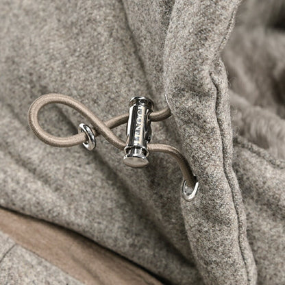 25 - 26AW LENOCI 着脱可能フード付 中綿コート 防水透湿仕様 カノニコ製生地｜434074-44｜GUARDAROBA MILANO OFFICIAL STORE