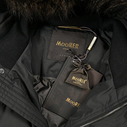 25 - 26AW MOORER "BARBIERI WK" ポリエステル100% ダウンコート リアルファーフーディー / ACQUA RESISTANT(撥水)｜424036 - 46｜GUARDAROBA MILANO OFFICIAL STORE