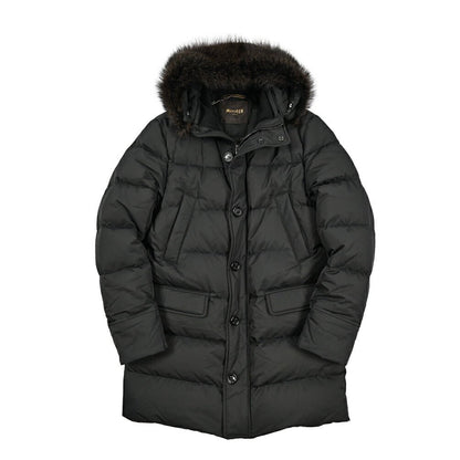 25 - 26AW MOORER "BARBIERI WK" ポリエステル100% ダウンコート リアルファーフーディー / ACQUA RESISTANT(撥水)｜424036 - 46｜GUARDAROBA MILANO OFFICIAL STORE