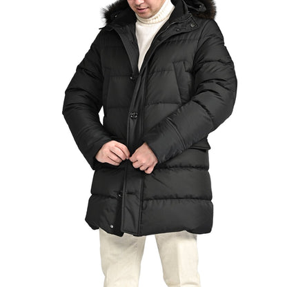 25 - 26AW MOORER "BARBIERI WK" ポリエステル100% ダウンコート リアルファーフーディー / ACQUA RESISTANT(撥水)｜424036 - 46｜GUARDAROBA MILANO OFFICIAL STORE