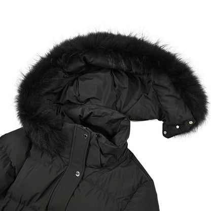 《レディース》25 - 26AW MOORER "BREUIL - FUR - STP" ポリエステル100% ダウンコート リアルファーフーディー / ACQUA PROOF(防水)｜424041 - 38｜GUARDAROBA MILANO OFFICIAL STORE