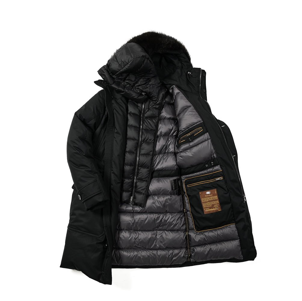 25 - 26AW MOORER "HELSINKY - ADS" フード付ダウンジャケット / ACQUA PROOF(防水)｜395762-B-46｜GUARDAROBA MILANO OFFICIAL STORE