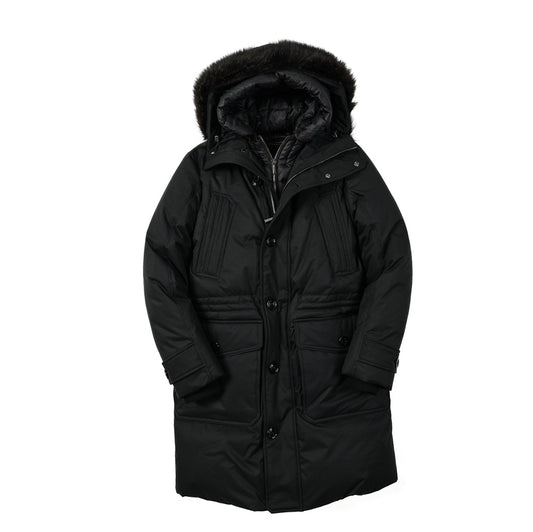 25 - 26AW MOORER "HELSINKY - ADS" フード付ダウンジャケット / ACQUA PROOF(防水)｜395762-B-46｜GUARDAROBA MILANO OFFICIAL STORE