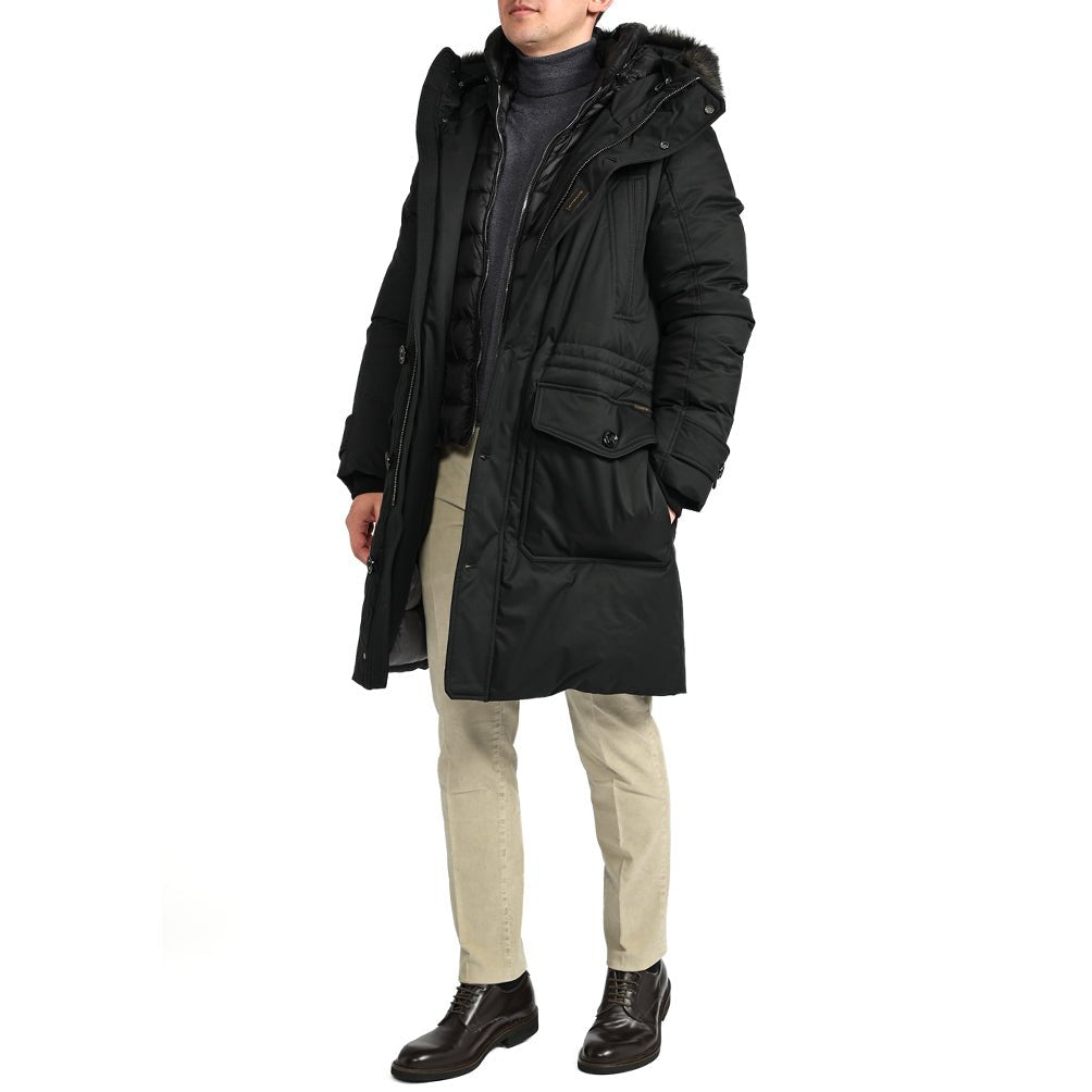 25 - 26AW MOORER "HELSINKY - ADS" フード付ダウンジャケット / ACQUA PROOF(防水)｜395762-B-46｜GUARDAROBA MILANO OFFICIAL STORE