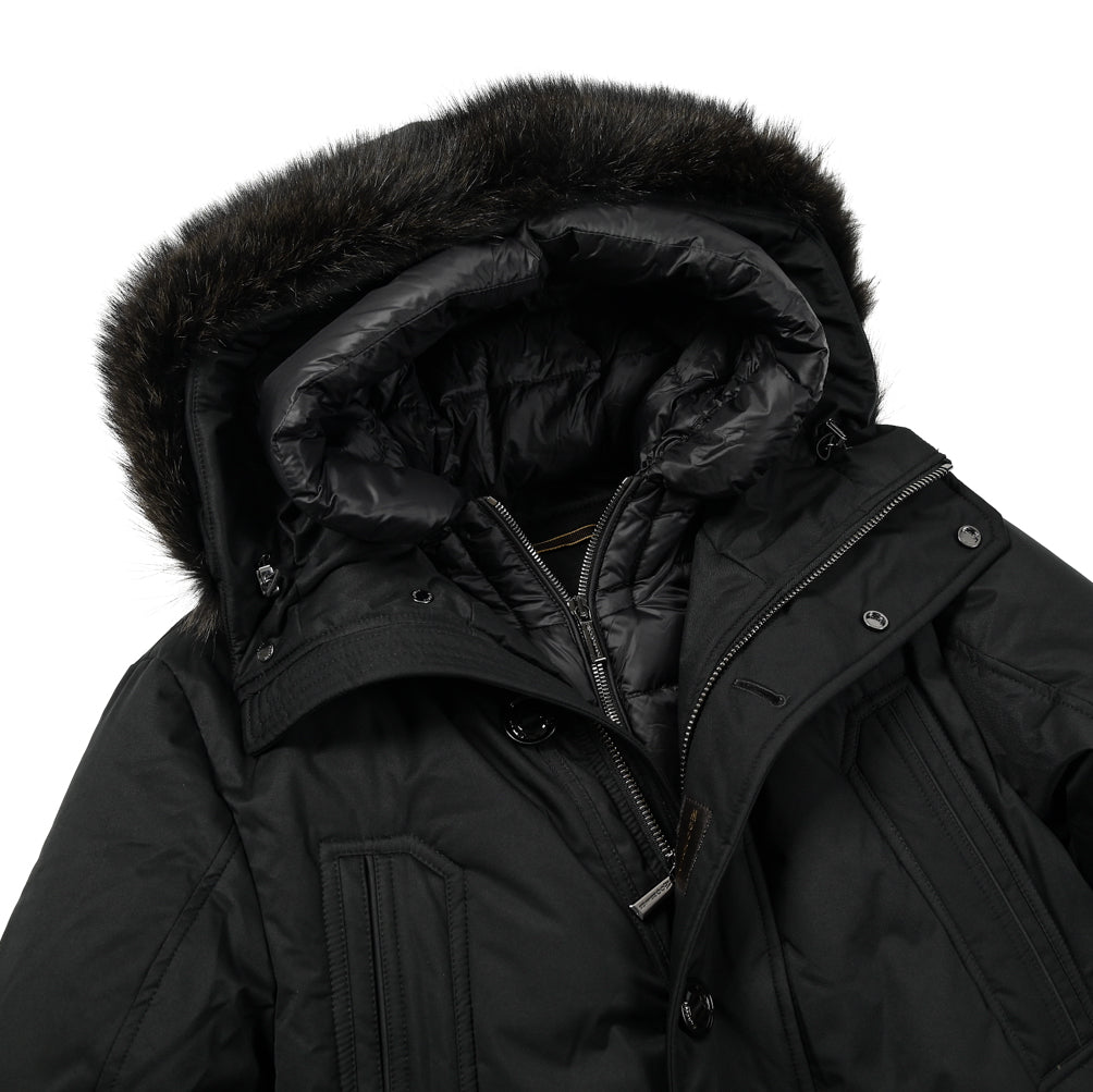 25 - 26AW MOORER "HELSINKY - ADS" フード付ダウンジャケット / ACQUA PROOF(防水)｜395762-B-46｜GUARDAROBA MILANO OFFICIAL STORE