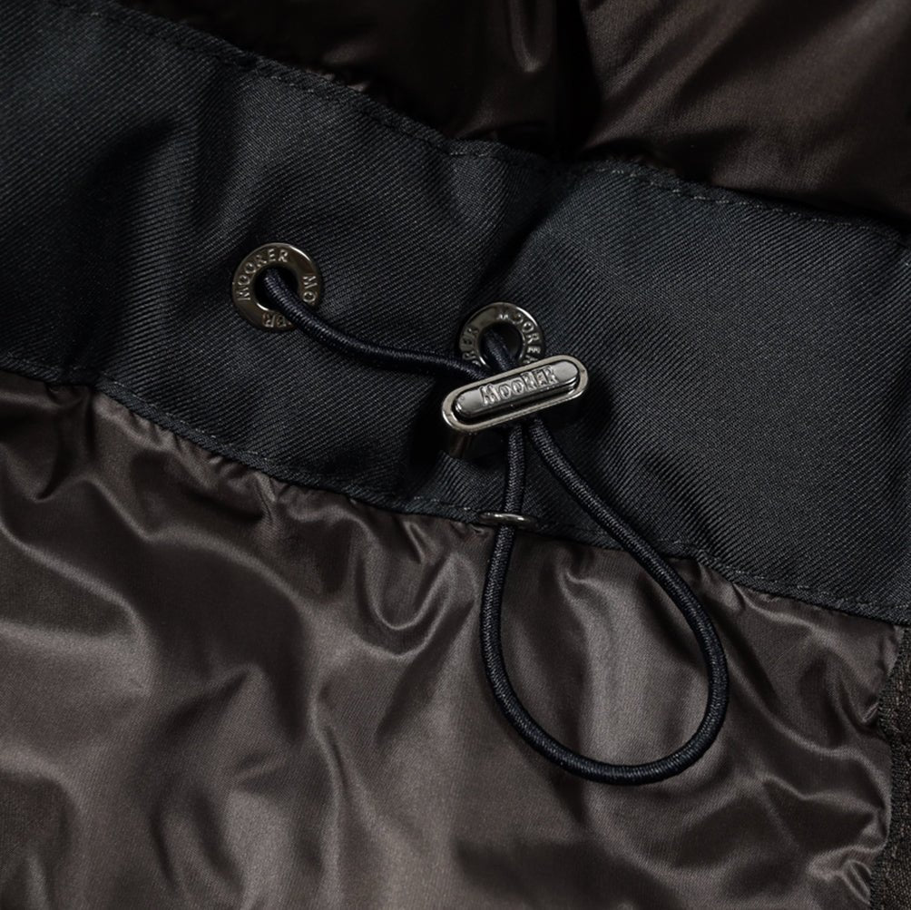 25 - 26AW MOORER "SAPPORO - GF" リアルファーフード付きダウンコート / ACQUA PROOF(防水)｜396138-B-46｜GUARDAROBA MILANO OFFICIAL STORE