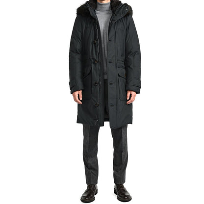 25 - 26AW MOORER "SAPPORO - GF" リアルファーフード付きダウンコート / ACQUA PROOF(防水)｜396138-B-46｜GUARDAROBA MILANO OFFICIAL STORE