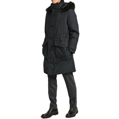 25 - 26AW MOORER "SAPPORO - GF" リアルファーフード付きダウンコート / ACQUA PROOF(防水)｜396138-B-46｜GUARDAROBA MILANO OFFICIAL STORE