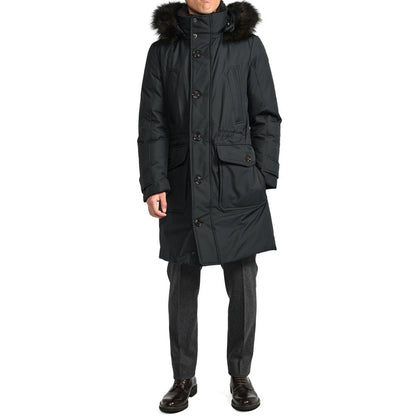 25 - 26AW MOORER "SAPPORO - GF" リアルファーフード付きダウンコート / ACQUA PROOF(防水)｜396138-B-46｜GUARDAROBA MILANO OFFICIAL STORE