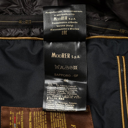 25 - 26AW MOORER "SAPPORO - GF" リアルファーフード付きダウンコート / ACQUA PROOF(防水)｜396138-B-46｜GUARDAROBA MILANO OFFICIAL STORE
