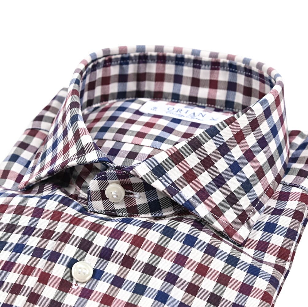 25 - 26AW ORIAN Vintage Classic コットン100% ホリゾンタルカラードレスシャツ｜431724-38｜GUARDAROBA MILANO OFFICIAL STORE