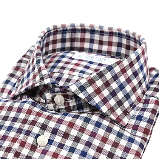 25 - 26AW ORIAN Vintage Classic コットン100% ホリゾンタルカラードレスシャツ｜431724-38｜GUARDAROBA MILANO OFFICIAL STORE