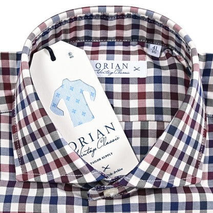 25 - 26AW ORIAN Vintage Classic コットン100% ホリゾンタルカラードレスシャツ｜431724-38｜GUARDAROBA MILANO OFFICIAL STORE