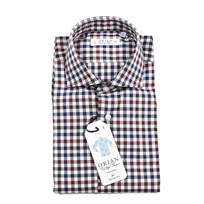 25 - 26AW ORIAN Vintage Classic コットン100% ホリゾンタルカラードレスシャツ｜431724-38｜GUARDAROBA MILANO OFFICIAL STORE